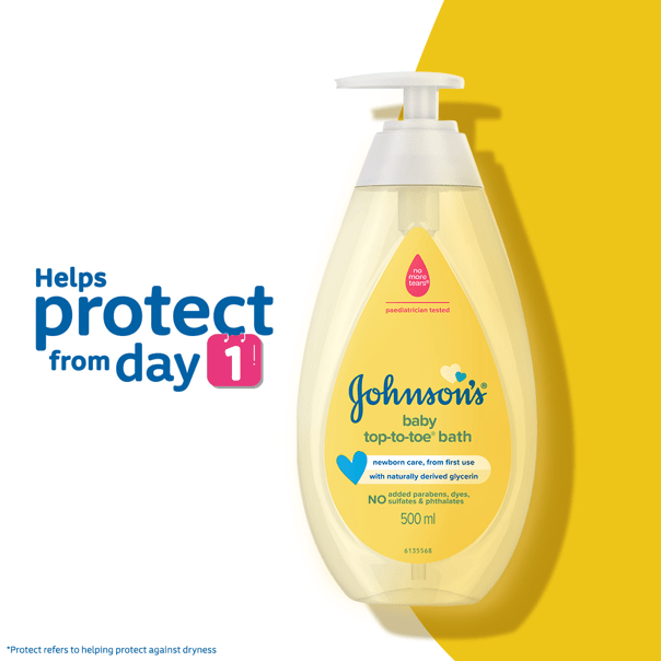 Johnson's Baby Top To Toe Bath 500ml - Image 3