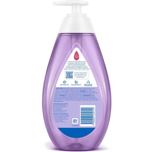 Johnson's Baby Bedtime Bath 500ml - Image 3