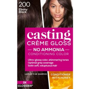 Loreal Casting Cream Gloss Hair Color - Deep Black 200