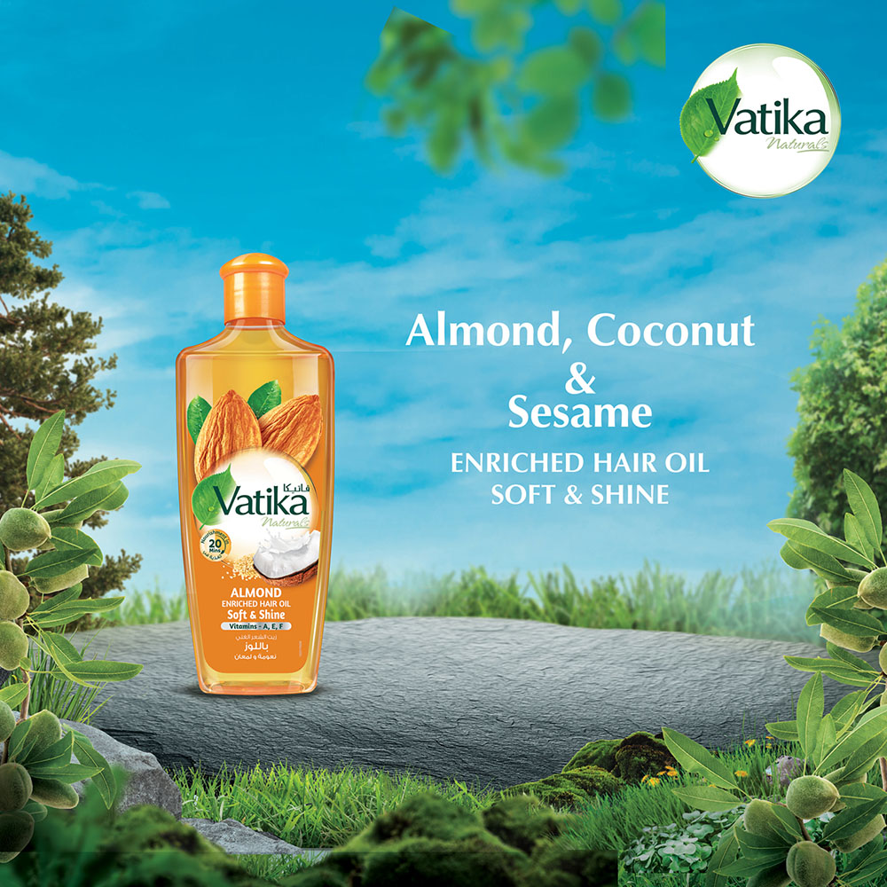 Vatika Almond Enriched Hair Oil 200ml - Image 4