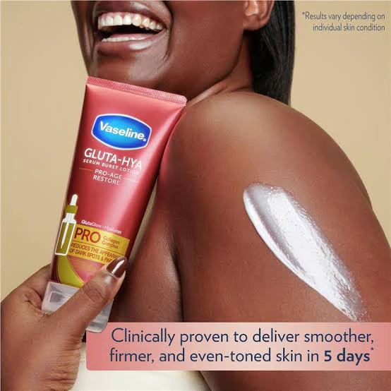 Vaseline Healthy Bright Gluta-Hya Serum Burst Lotion Pro - Age Restore 300ml - Image 2