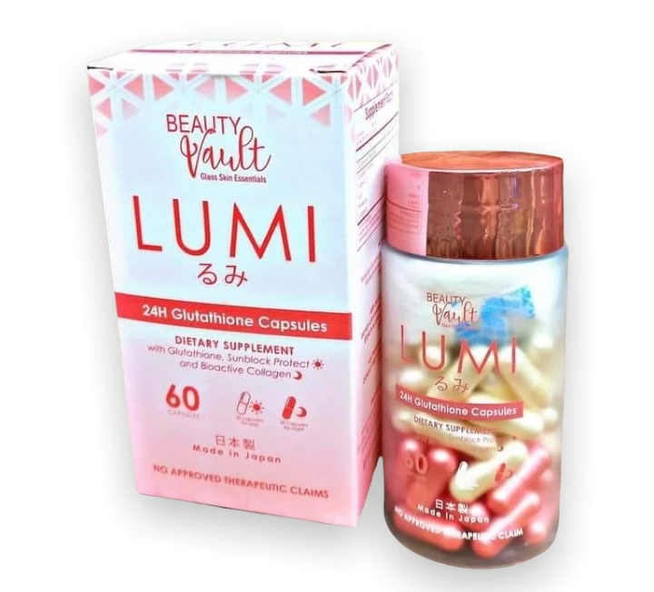 Beauty Vault Lumi 24H Glutathione 60 Capsules