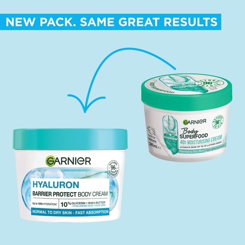 Garnier Hyaluron Barrier Protect Body Cream 380ml - Image 2