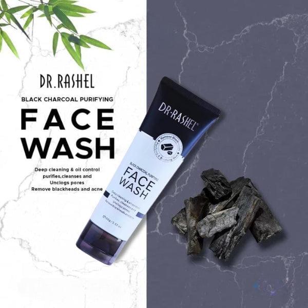 Dr Rashel Black Charcoal Purifying Face Wash 100g - Image 3