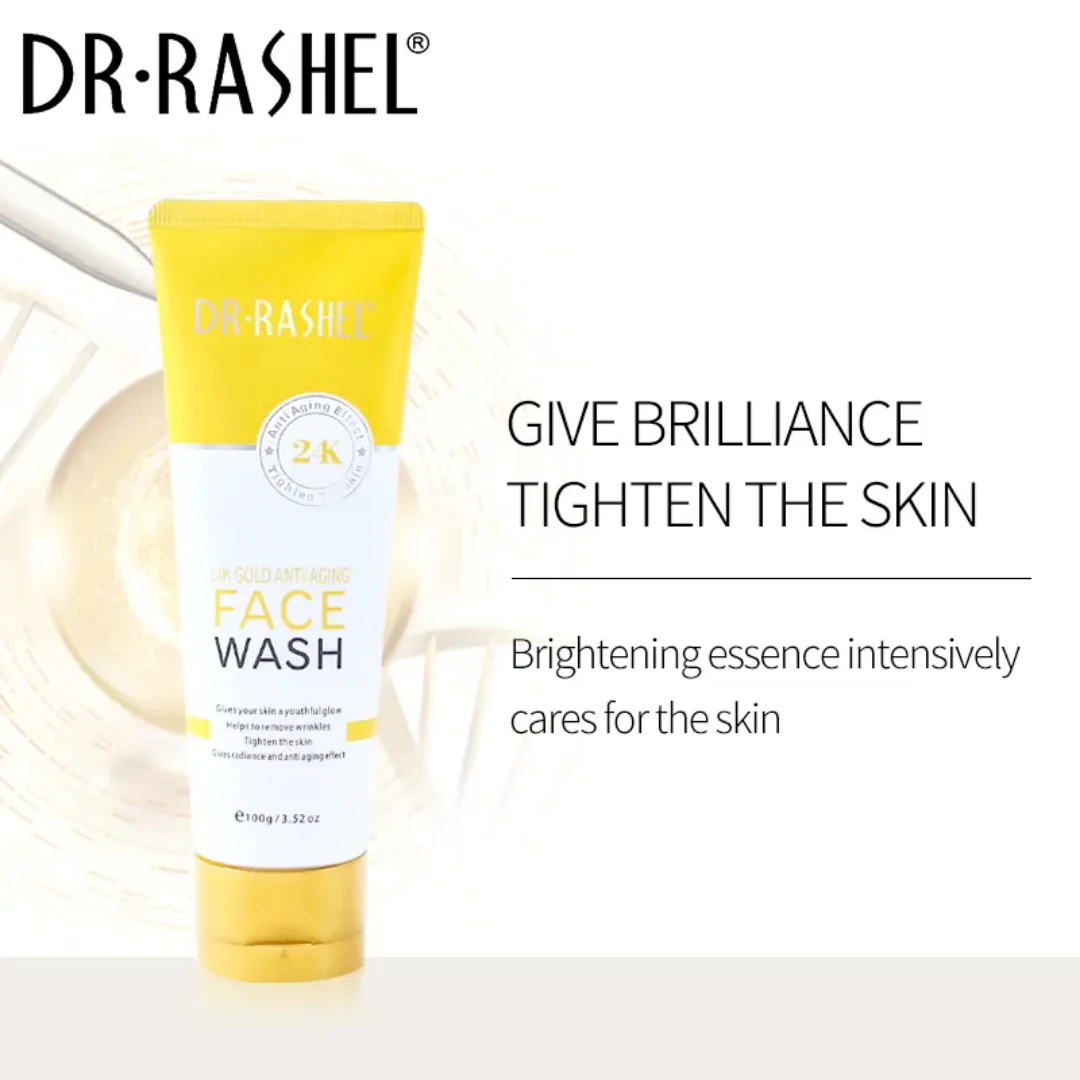 Dr. Rashel- 24K Gold Anti-Aging Face Wash 100g - Image 3