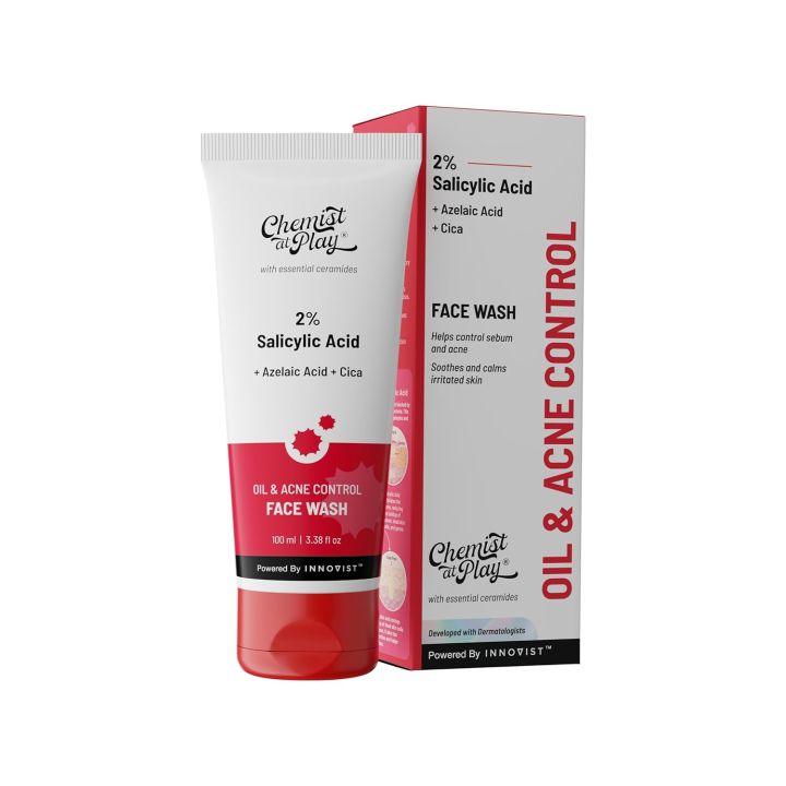 Chemist at Play 2% Salicylic Acid Face Wash For Oily Skin 100ml - Image 4