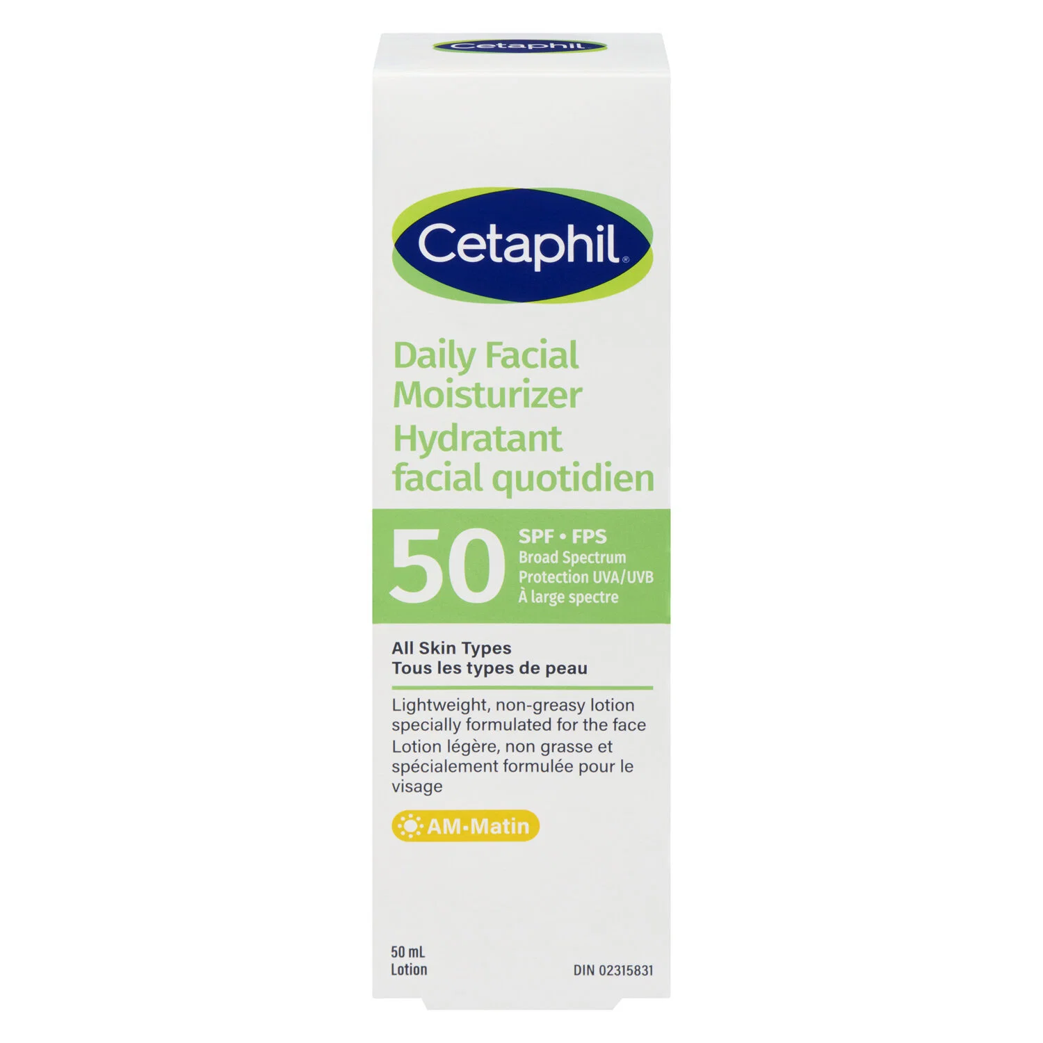 Cetaphil daily facial moisturizer hydratant facial quotidien spf 50 fps (50ml) - Image 3