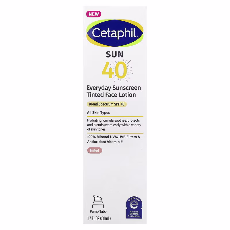 Cetaphil sun 40 everyday sunscreen tinted face lotion (50ml) - Image 5